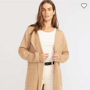 JCrew Juliette Collarless Sweater-Blazer Small